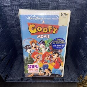 A Goofy Movie - New Sealed! VHS Disney 1995 Video Tape Clamshell Hype Stickers!